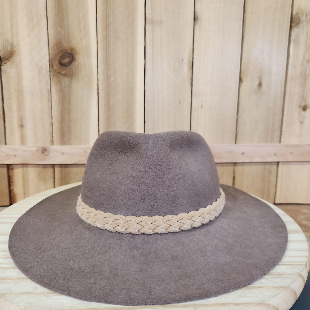 Vintage Goorin of California USA Made 100% Wool Wide Brim Fedora Rancher Hat M